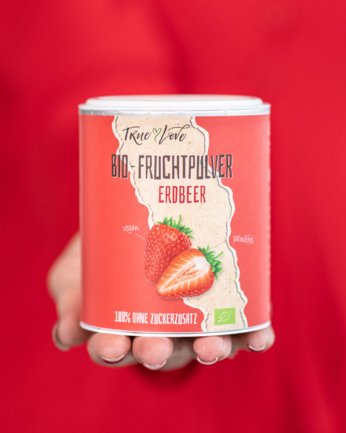 True Love Erdbeer Fruchtpulver