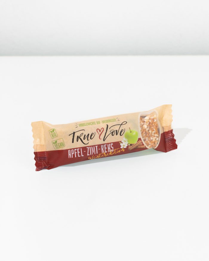 True Love Apfel Zimt Keks Muesliriegel