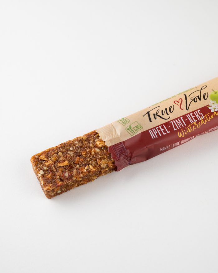 True Love Apfel Zimt Keks Muesliriegel