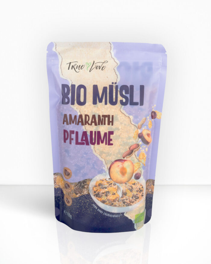 Amaranth-Pflaume Müsli