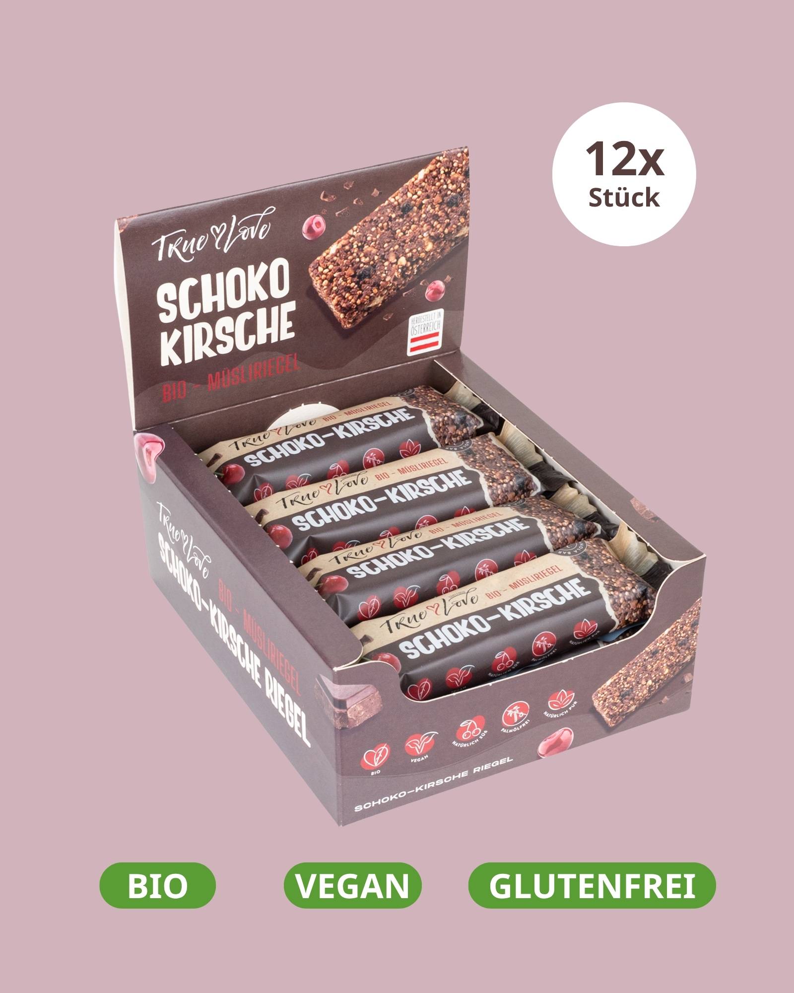 Schoko-Kirsche Soft Bites Riegel