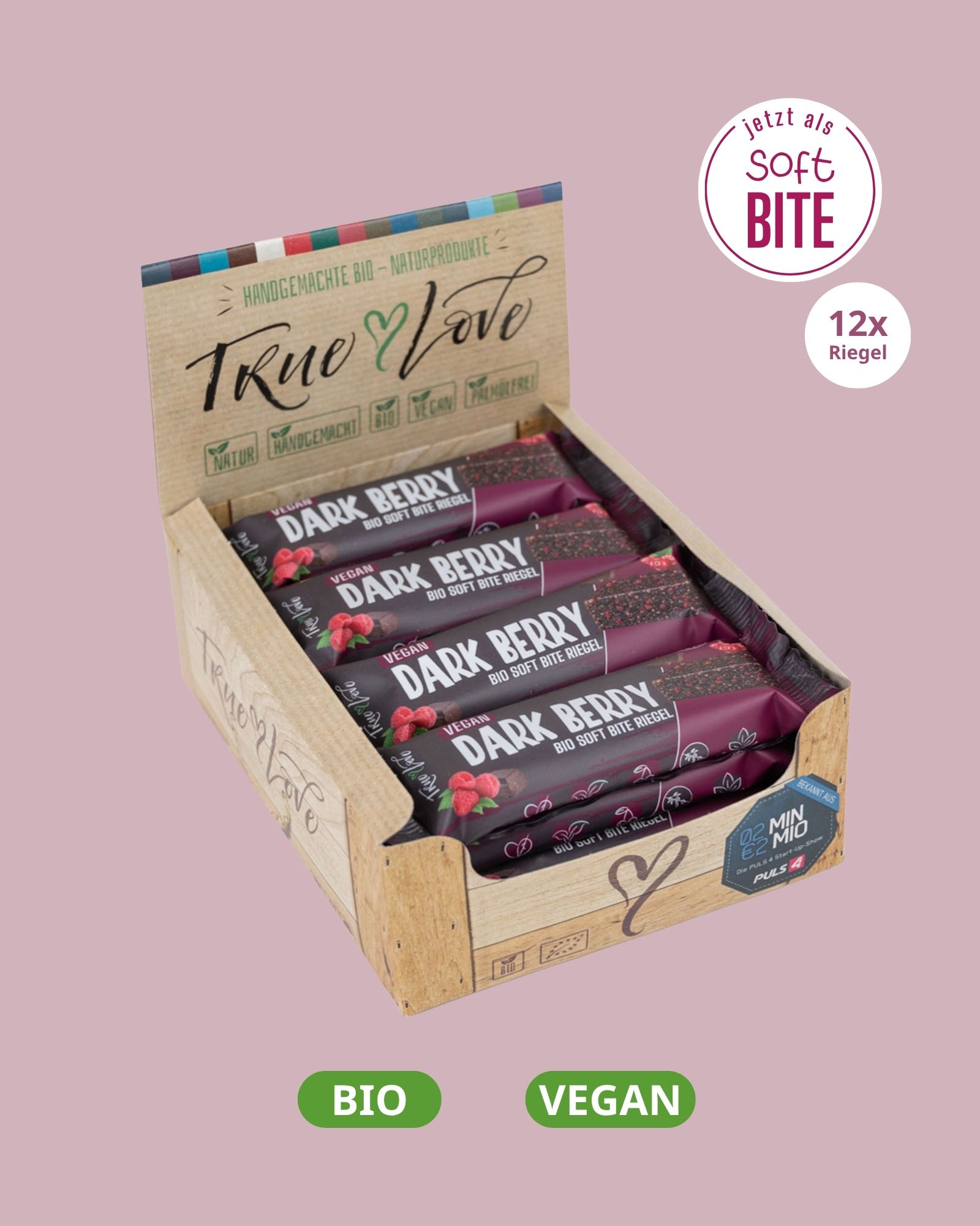Dark-Berry Soft Bites Riegel